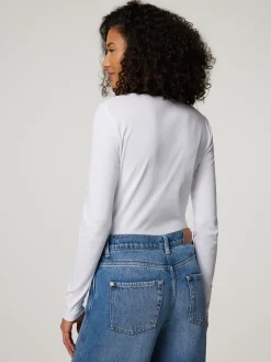 Langarmshirt aus Baumwolle