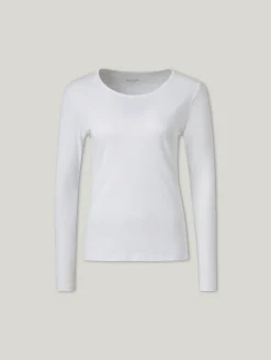 Langarmshirt aus Baumwolle