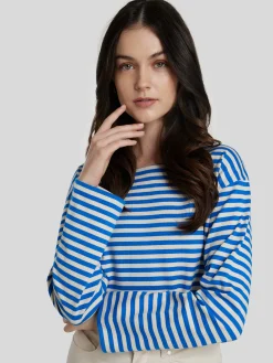 Langarmshirt aus Baumwolle