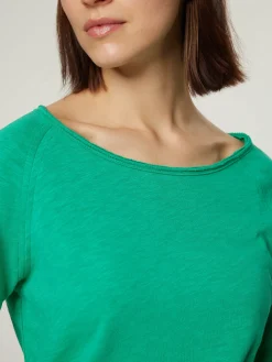 Langarmshirt aus Baumwolle