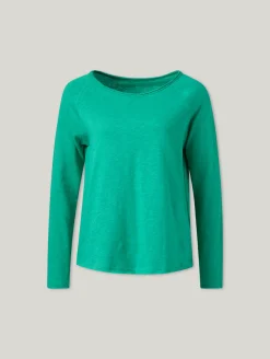 Langarmshirt aus Baumwolle