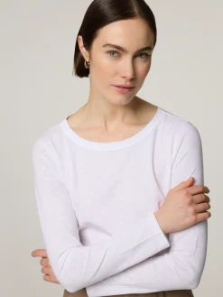 Langarmshirt aus Baumwolle