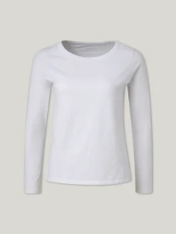 Langarmshirt aus Baumwolle