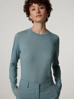 Langarmshirt aus Jersey