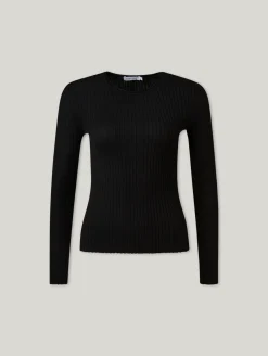 Langarmshirt aus Merinowolle