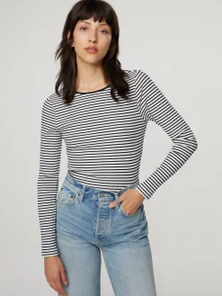 Langarmshirt im Rippstrick