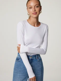 Langarmshirt mit Baumwolle