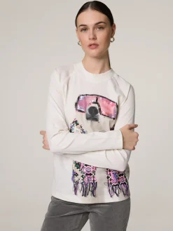 Langarmshirt mit 3D Print