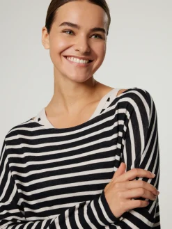 Langarmshirt mit Kaschmir