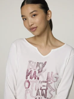 Langarmshirt mit Print