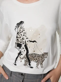 Langarmshirt mit Print