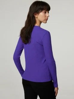 Langarmshirt mit Rippen