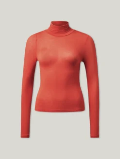 Langarmshirt mit Rollkragen