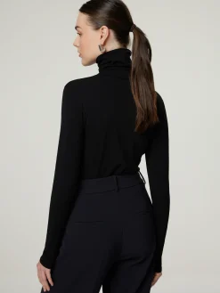 Langarmshirt mit Rollkragen