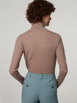 Langarmshirt mit Rollkragen