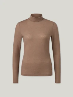 Langarmshirt mit Rollkragen