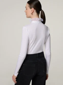 Langarmshirt mit Rüschen