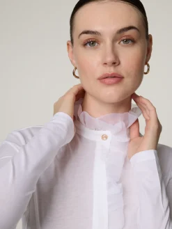 Langarmshirt mit Rüschen