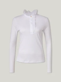 Langarmshirt mit Rüschen