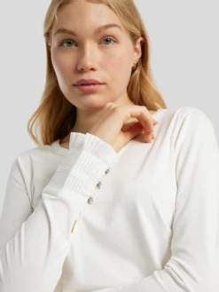 Langarmshirt mit Rüschen