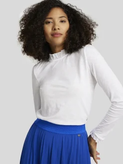 Langarmshirt mit Rüschen