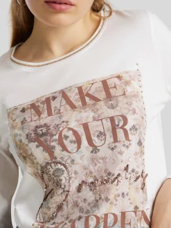 Langarmshirt mit Schrift