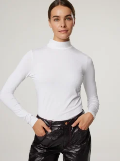 Langarmshirt mit Stehkragen