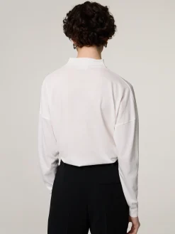 Langarmshirt mit Stehkragen