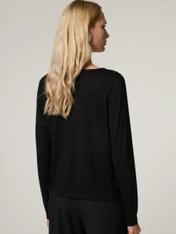 Langarmshirt mit Strasssteinen