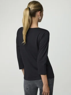 Langarmshirt mit Strasssteinen