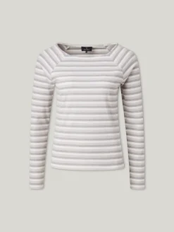 Langarmshirt mit Streifen