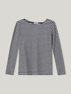 Langarmshirt mit Streifen