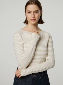 Langarmshirt mit Streifen