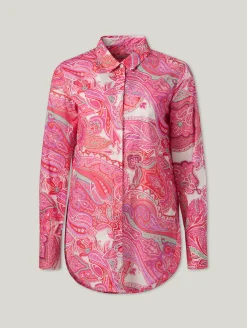 Lange Bluse aus Baumwolle