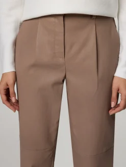 Lederhose im Tapered Fit