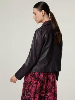 Lederjacke im Biker-Look