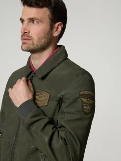 Lederjacke im Regular Fit