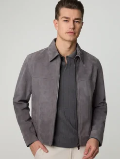 Lederjacke im Regular Fit