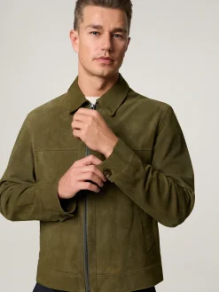 Lederjacke im Regular Fit