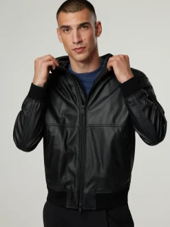 Lederjacke im Relaxed Fit