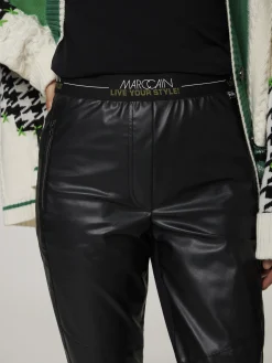 Leggings aus Kunstleder