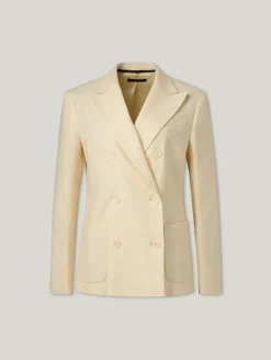 Leinenblazer im Regular Fit