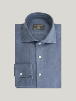 Leinenhemd im Classic Fit