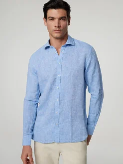 Leinenhemd im Custom Fit