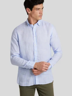 Leinenhemd im Shaped Fit