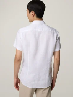 Leinenhemd im Slim Fit