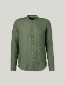 Leinenhemd im Slim Fit