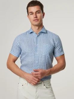 Leinenhemd im Slim Fit