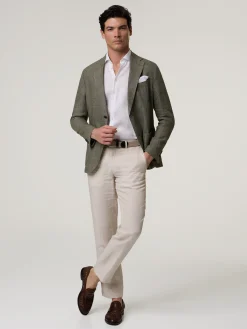 Leinenhemd im Slim Fit