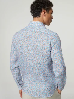 Leinenhemd im Slim Fit